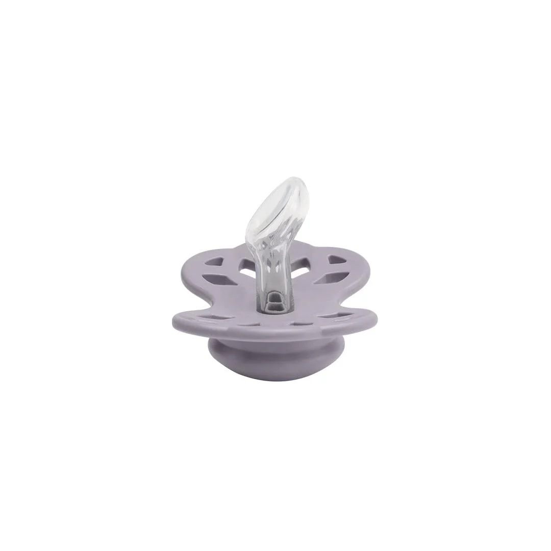 BIBS Infinity Anatomical Pacifier - Grey - Silicone - Image 4
