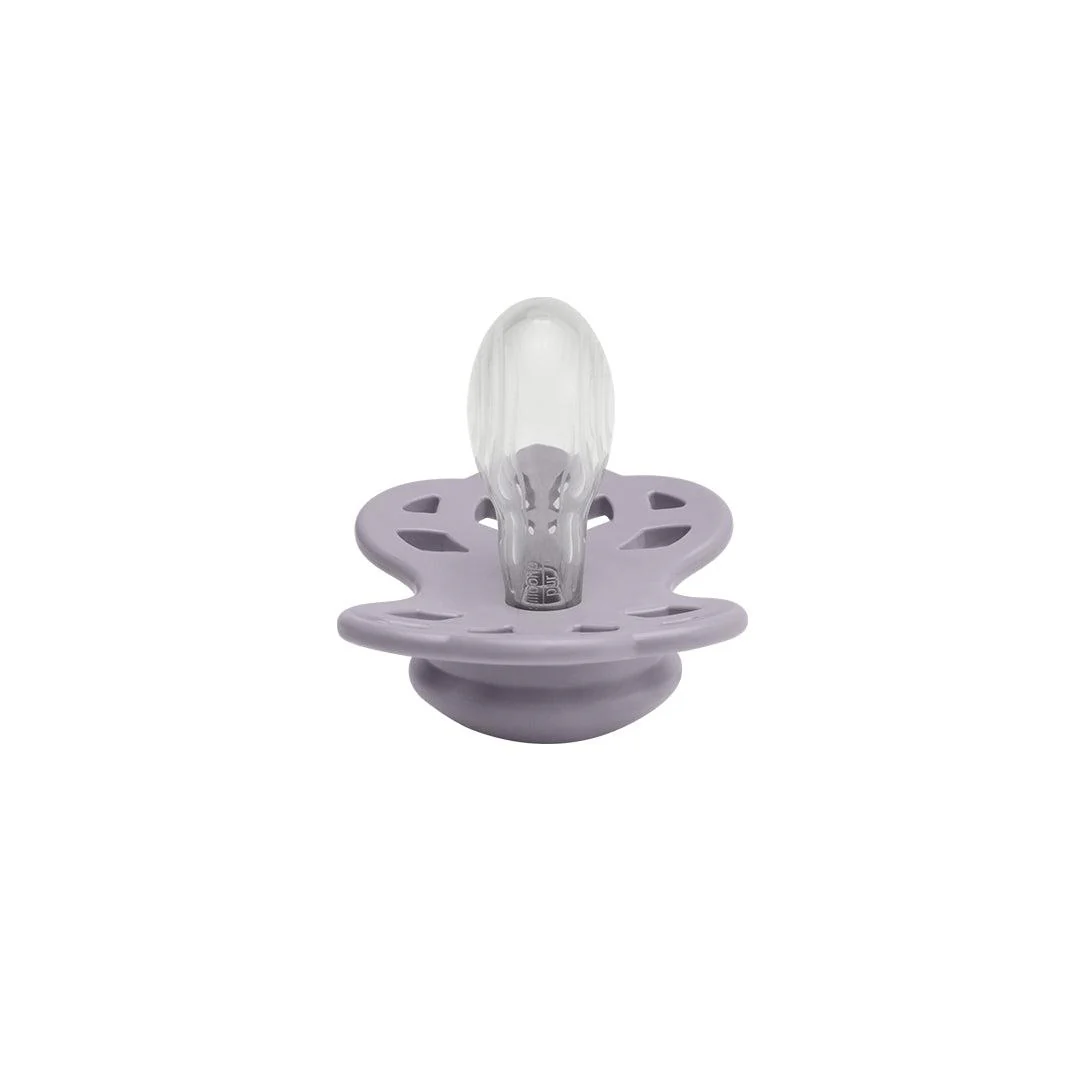 BIBS Infinity Symmetric Pacifier - Fossil Grey - Silicone - Image 5