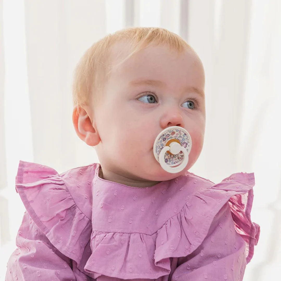 BIBS X LIBERTY Colour Latex Pacifier - 2 Pack - Blush Mix - Eloise - Image 5