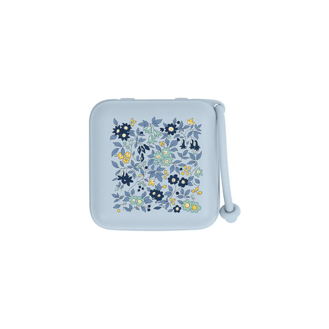 BIBS X LIBERTY Pacifier Box - Baby Blue - Camomille Lawn - Image 4