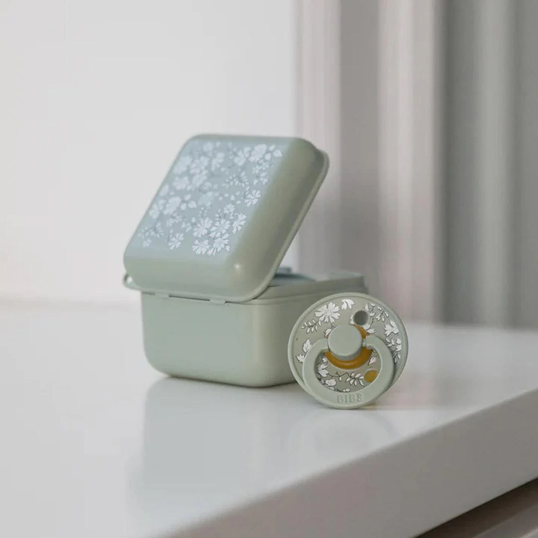 BIBS X LIBERTY Pacifier Box - Sage - Eloise - Image 2