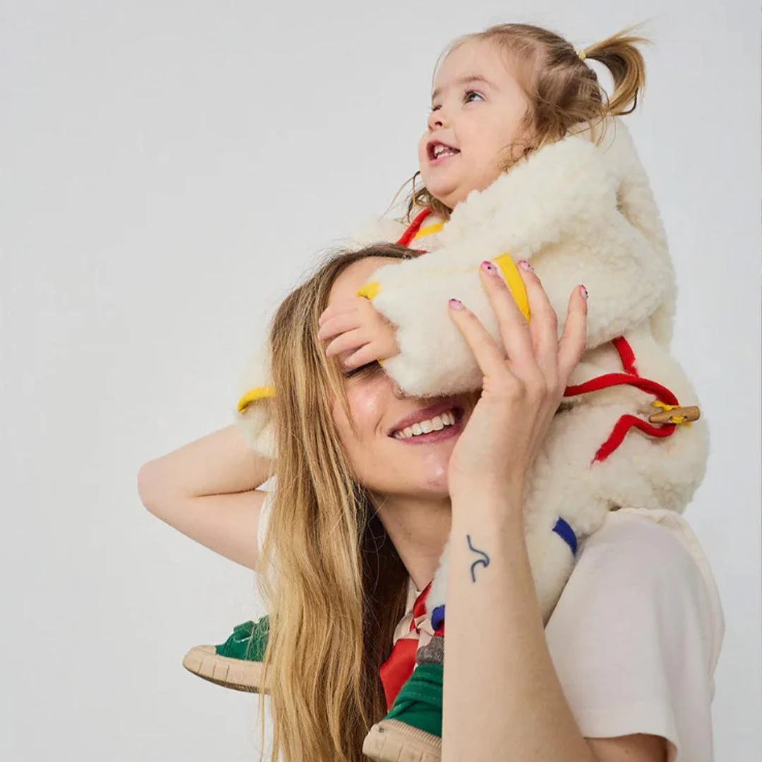 BINIBAMBA BOBO X BINI Merino Snugglesuit - Milk - Image 8