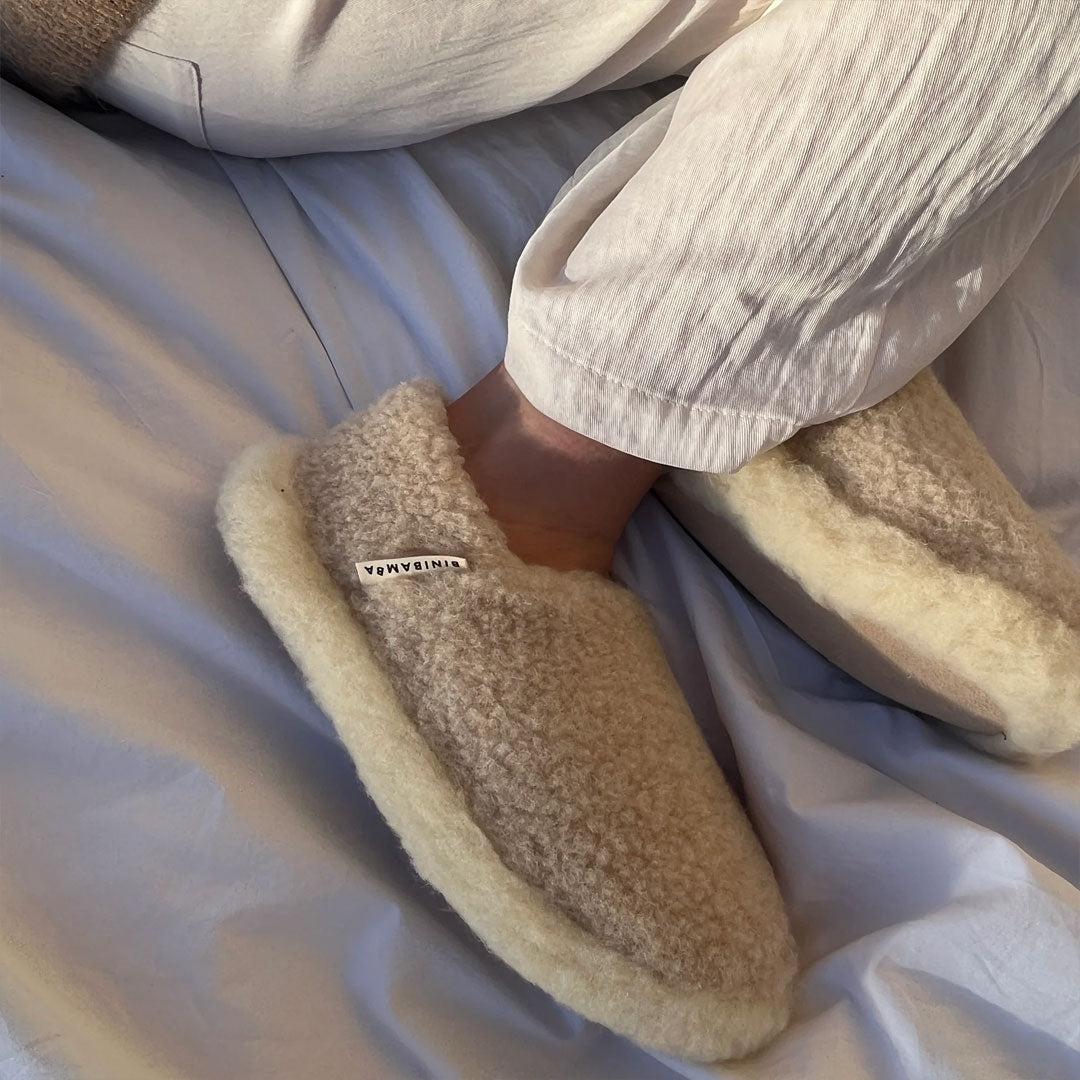 BINIBAMBA Snuggle Womens Booties  - Peanut - Image 3