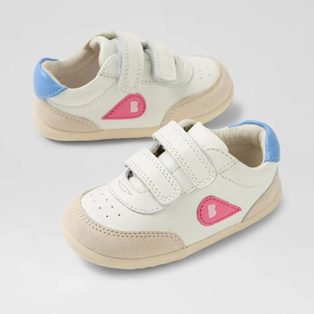Bobux I-Walk Champ - Chalk-White-Pink Lemonade - Image 4