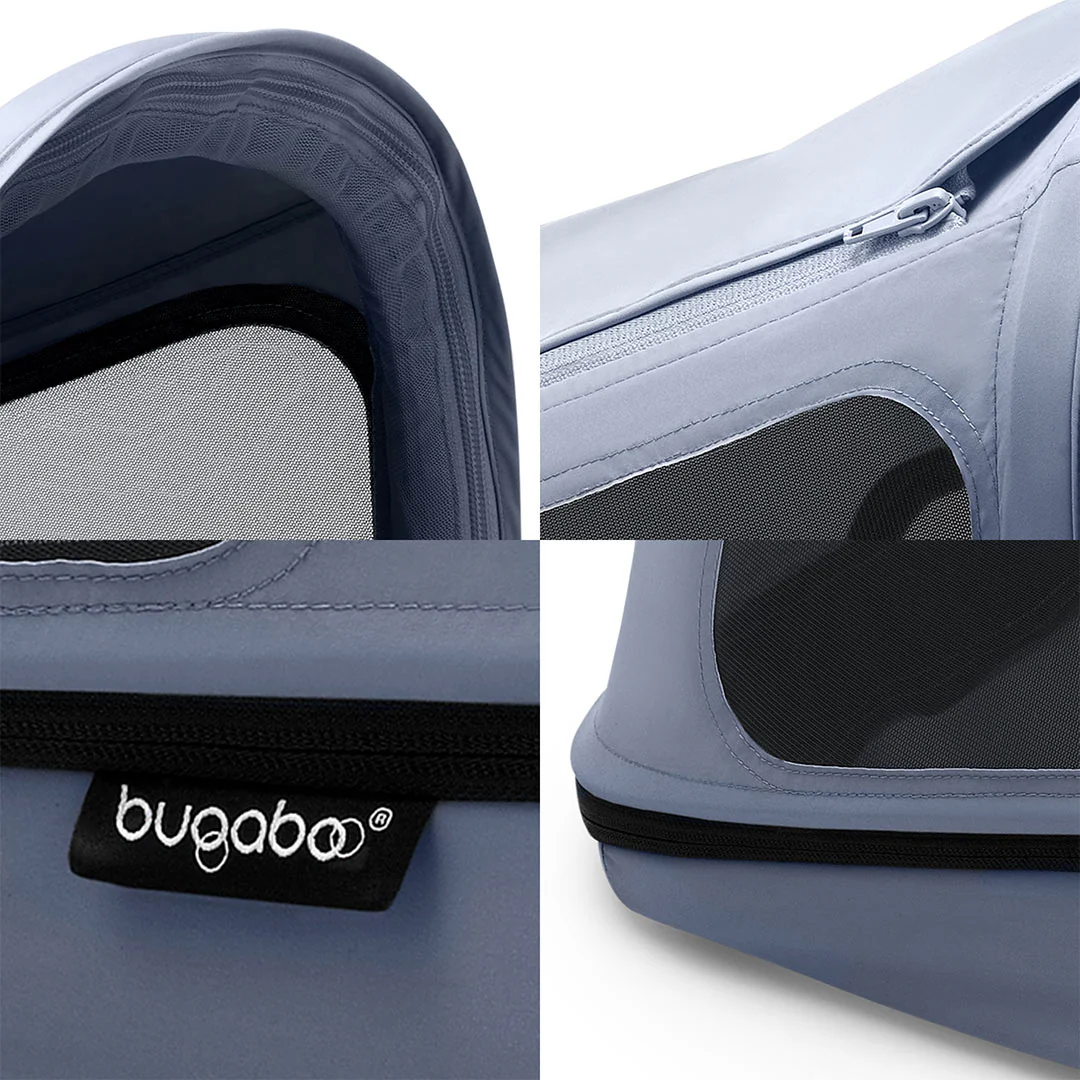 Bugaboo Donkey Breezy Sun Canopy - Seaside Blue - Image 2
