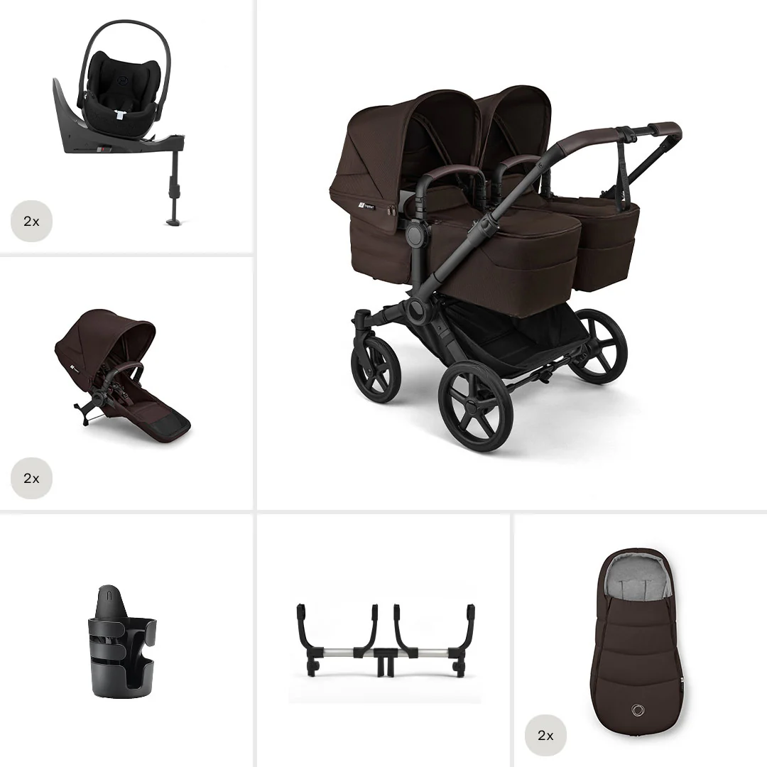 Bugaboo Donkey 6 Twin Ultimate Cloud T Newborn Bundle - Image 4