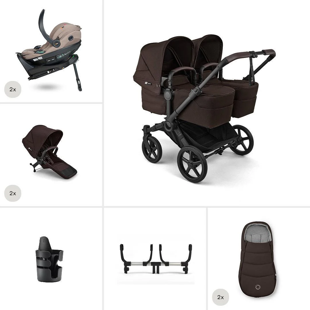 Bugaboo Donkey 6 Twin Ultimate Go Beyond 2 Newborn Bundle - Image 3