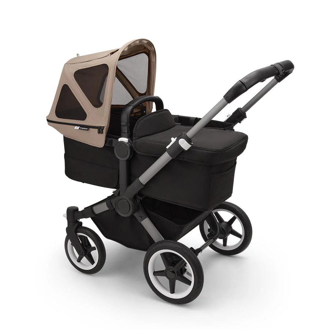 Bugaboo Donkey Breezy Sun Canopy - Dune Taupe - Image 2