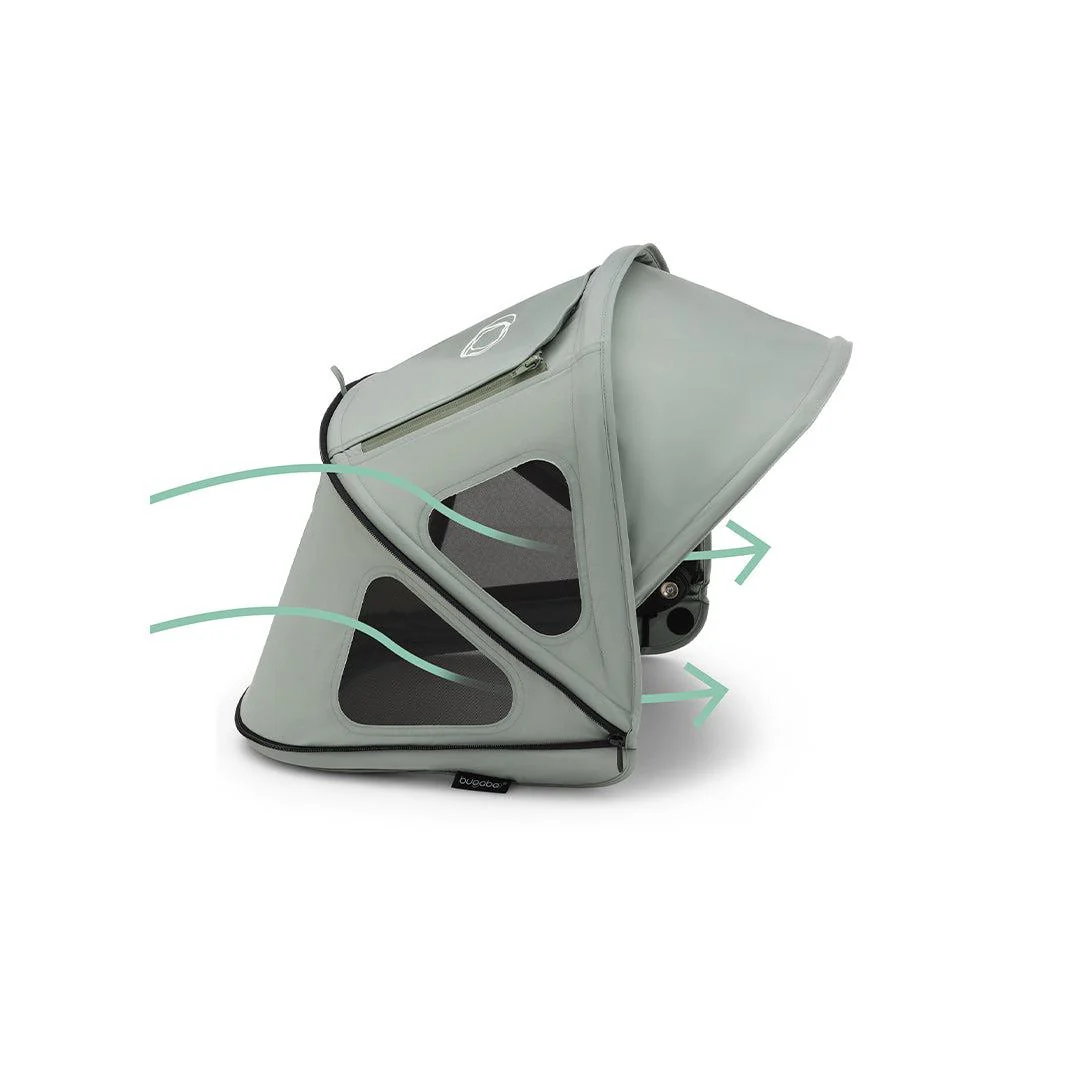 Bugaboo Dragonfly Breezy Sun Canopy - Pine Green - Image 4