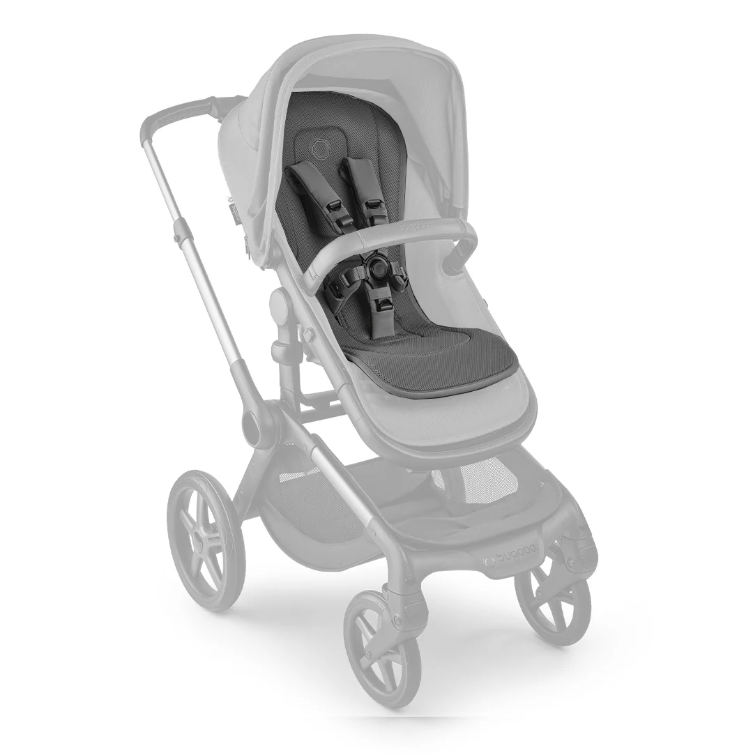 Bugaboo Dual Comfort Seat Liner  - Moon Grey - Image 2