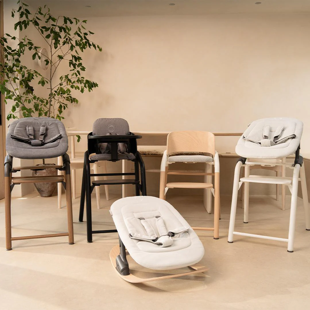 Bugaboo Giraffe Highchair - Wood/White - Image 2