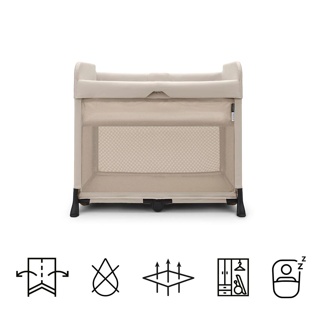 Bugaboo Stardust Travel Cot - Desert Taupe - Image 6