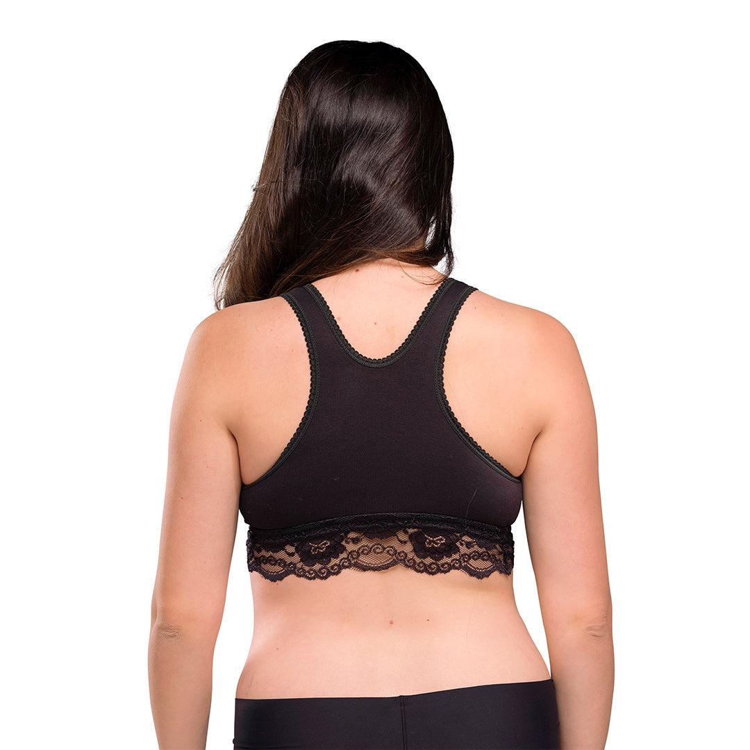 Carriwell Crossover Sleeping + Nursing Bra - Black - Image 5