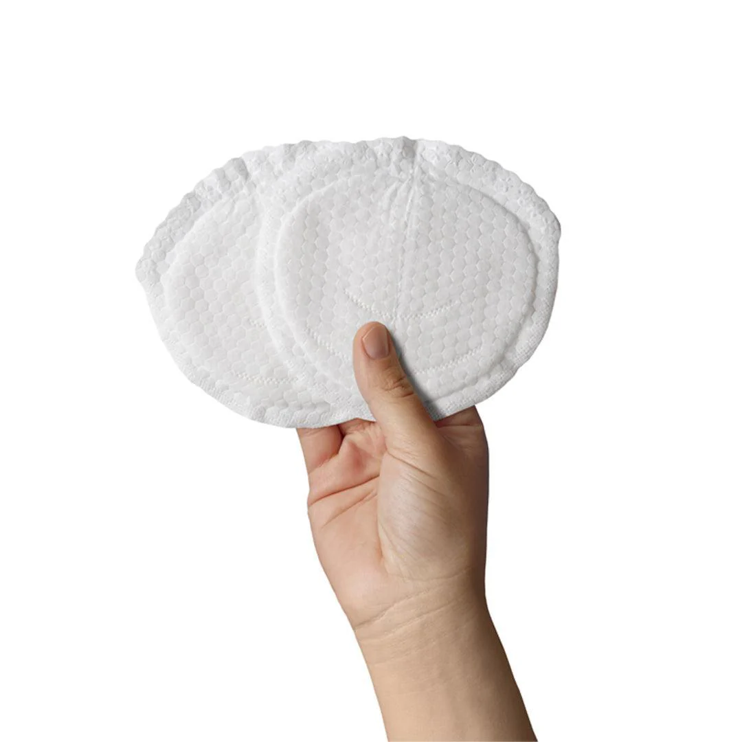 Carriwell Disposable 50x Bamboo Breast Pads  - White - Image 4