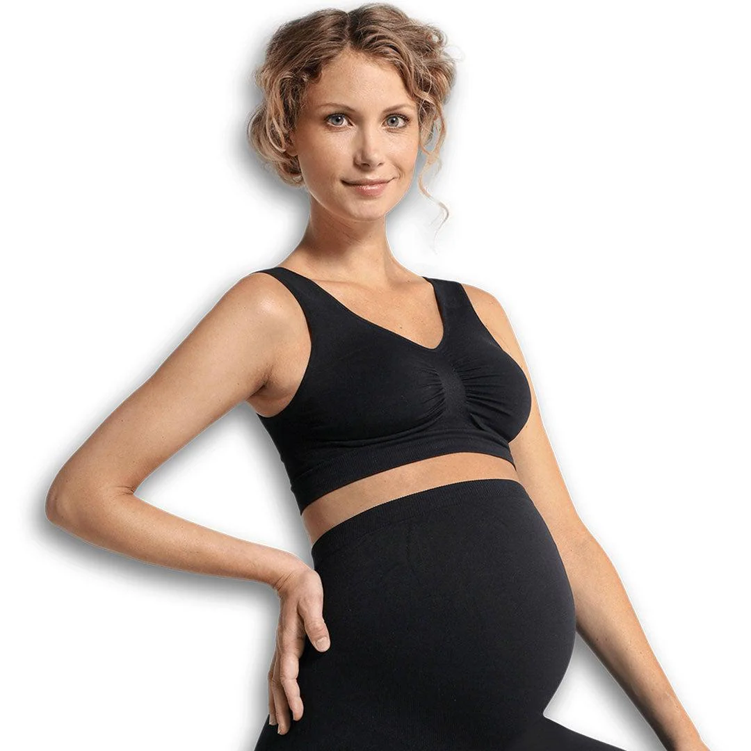 Carriwell Seamless Maternity Bra - Black - Image 3