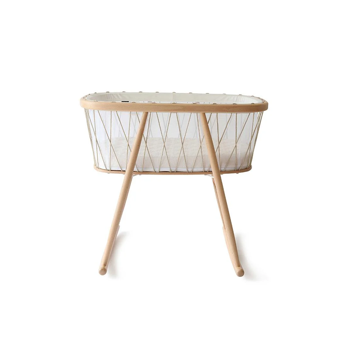 Charlie Crane KUMI Crib + Coco Mattress - Desert - Image 3
