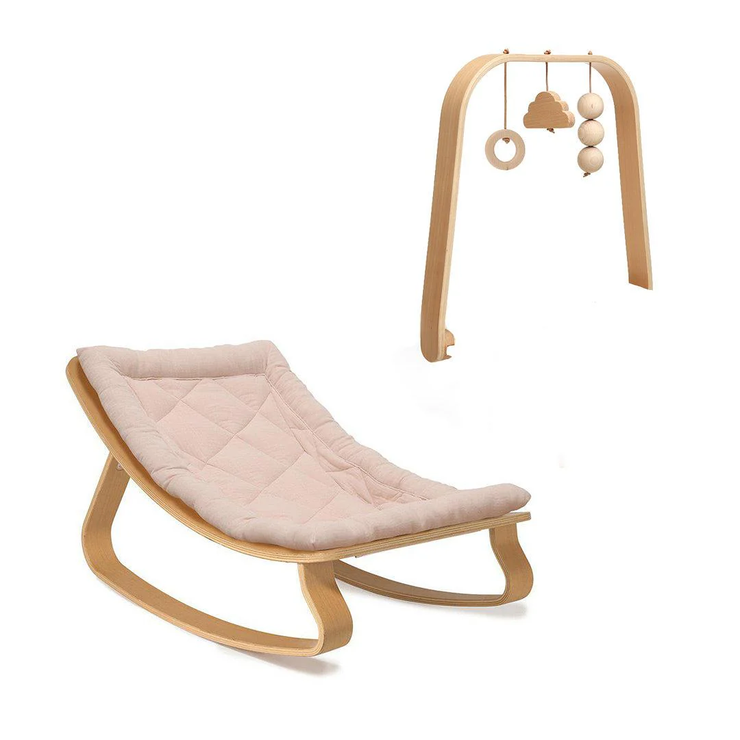 Charlie Crane LEVO Baby Rocker - Beech - Image 24
