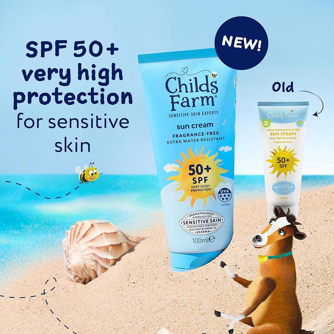 Childs Farm SPF50+ Suncream 100ml - Image 3