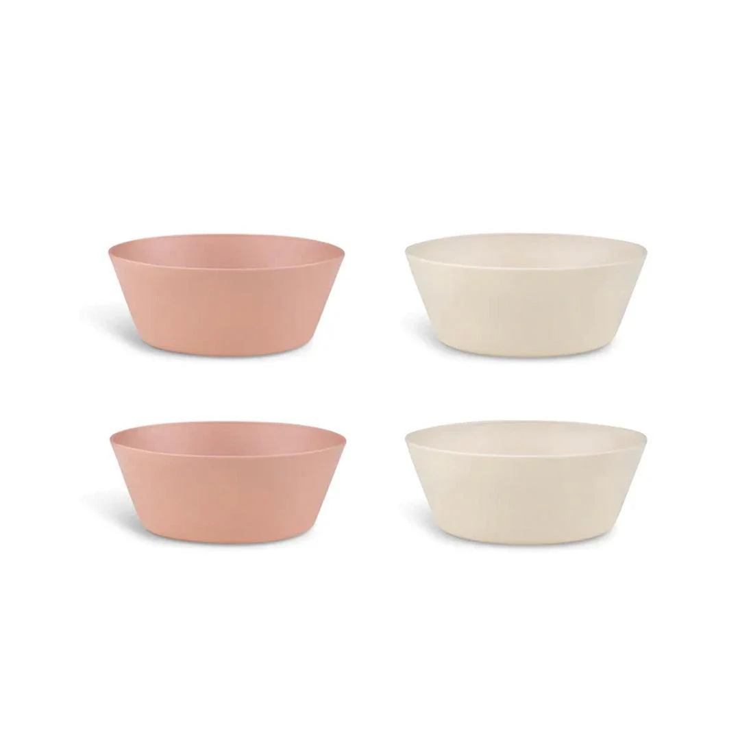 Citron ECO set of 4 Bowls - Pink / Cream - Image 5