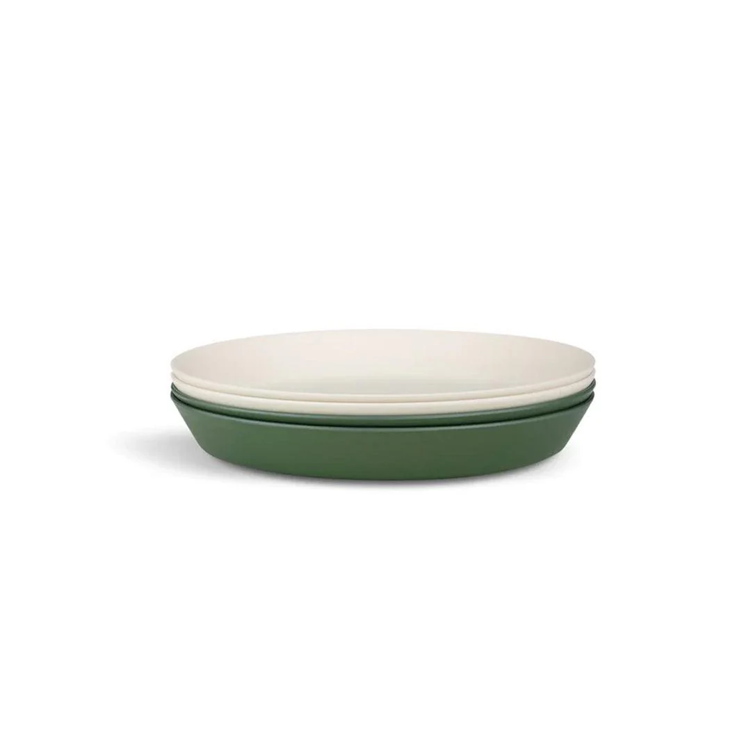 Citron ECO set of 4 Plates - Green / Cream - Image 5