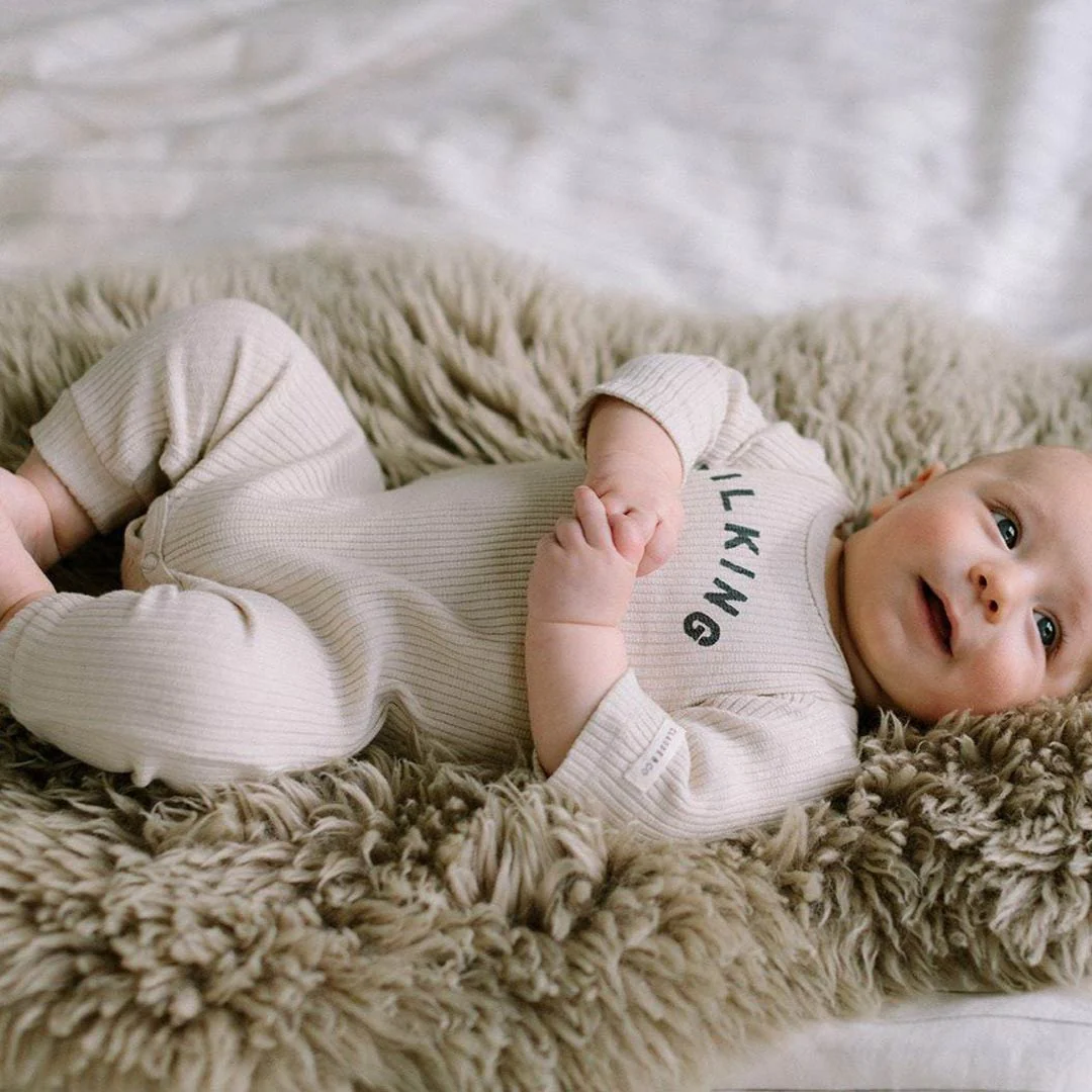 Claude & Co "Milking It" Onesie - Oat - Image 5