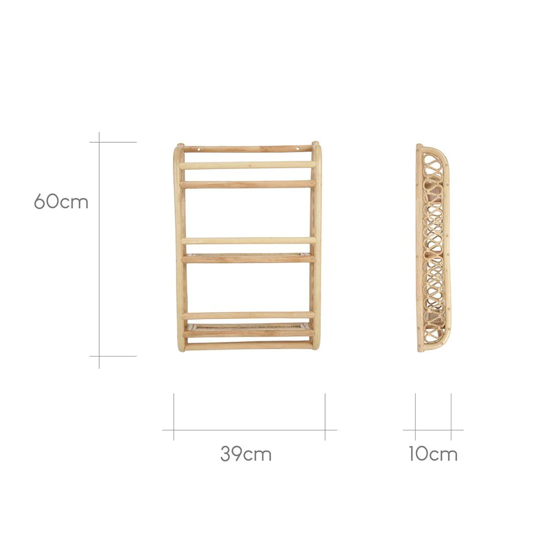 CuddleCo Aria Bookshelf - Rattan - Image 4