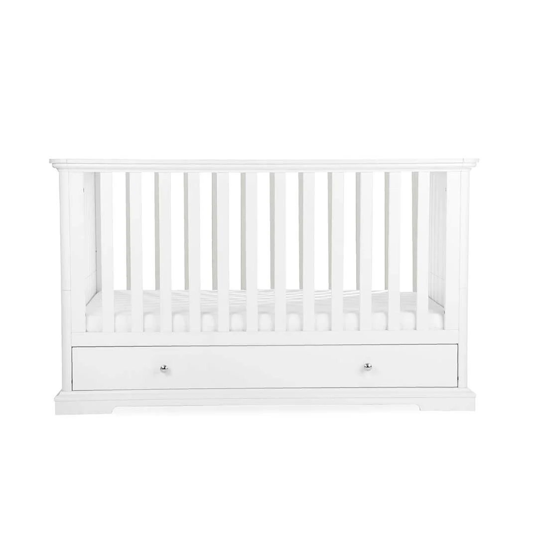 CuddleCo Beaumont Cot Bed - Low - White
