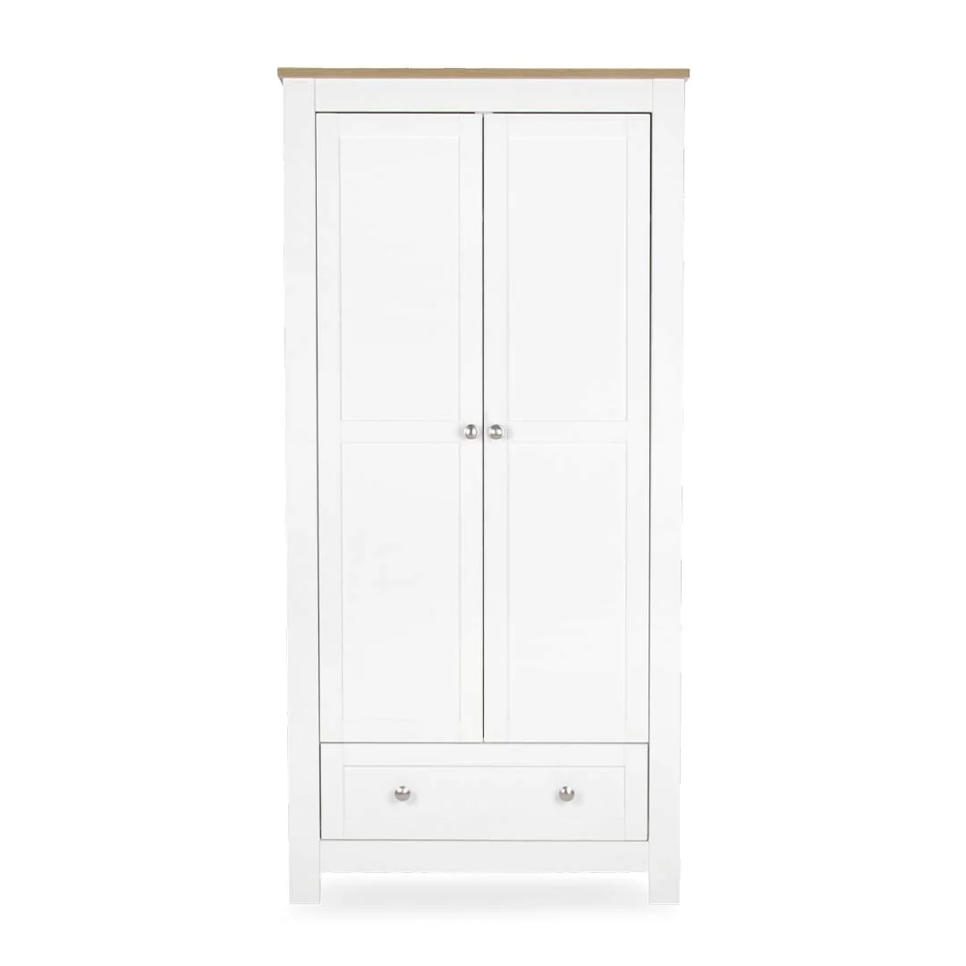 CuddleCo Burford Wardrobe - White/Oak