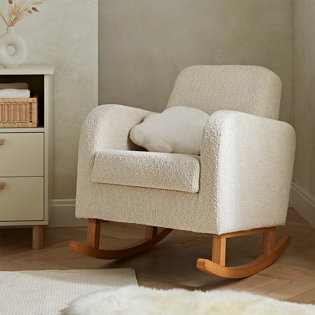 CuddleCo Etta Cuddle Chair - Boucle Mushroom - Image 4
