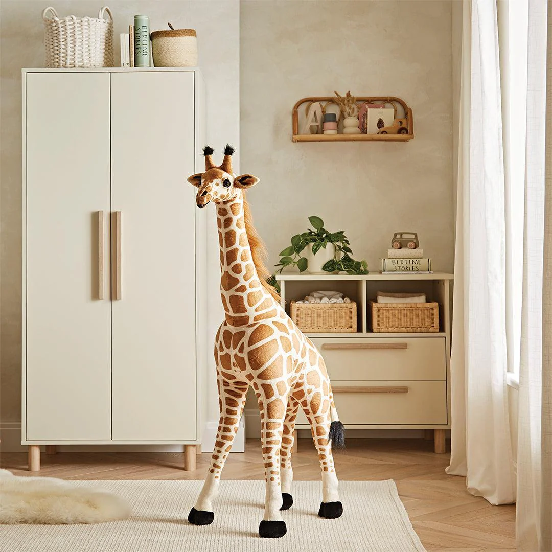 CuddleCo Medium Standing Giraffe Stuffed Animal - Natural - Image 2