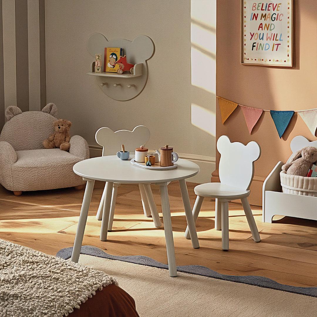 CuddleCo Play Table with 2 Chairs - Bear - Image 2