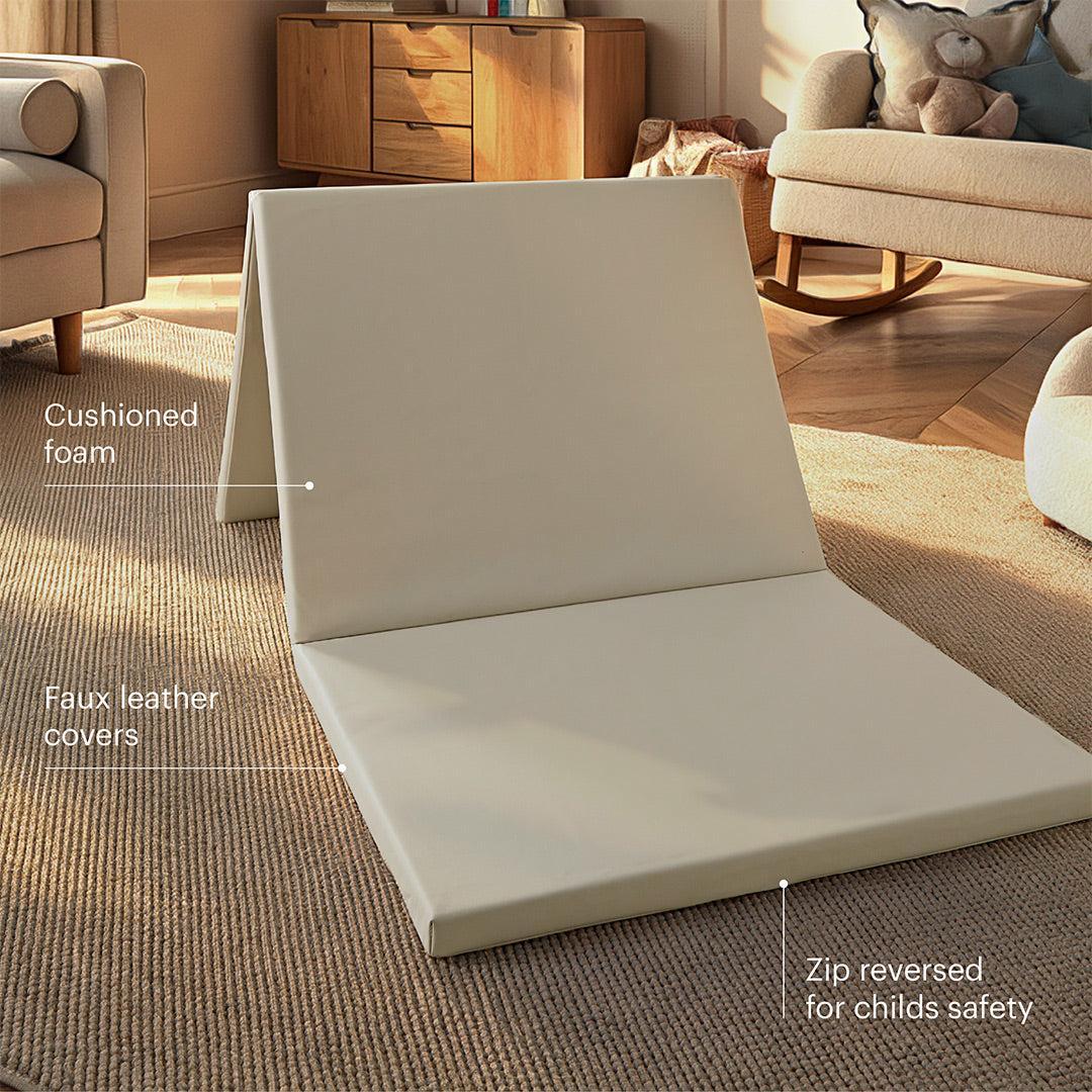 CuddleCo Tumble Play Mat 180 x 75cm - Pebble - Image 2