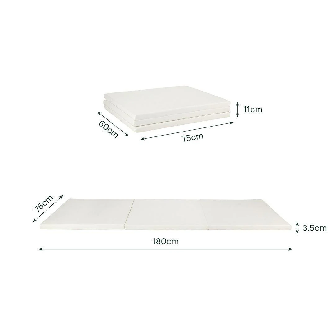 CuddleCo Tumble Play Mat 180 x 75cm - Pebble - Image 5