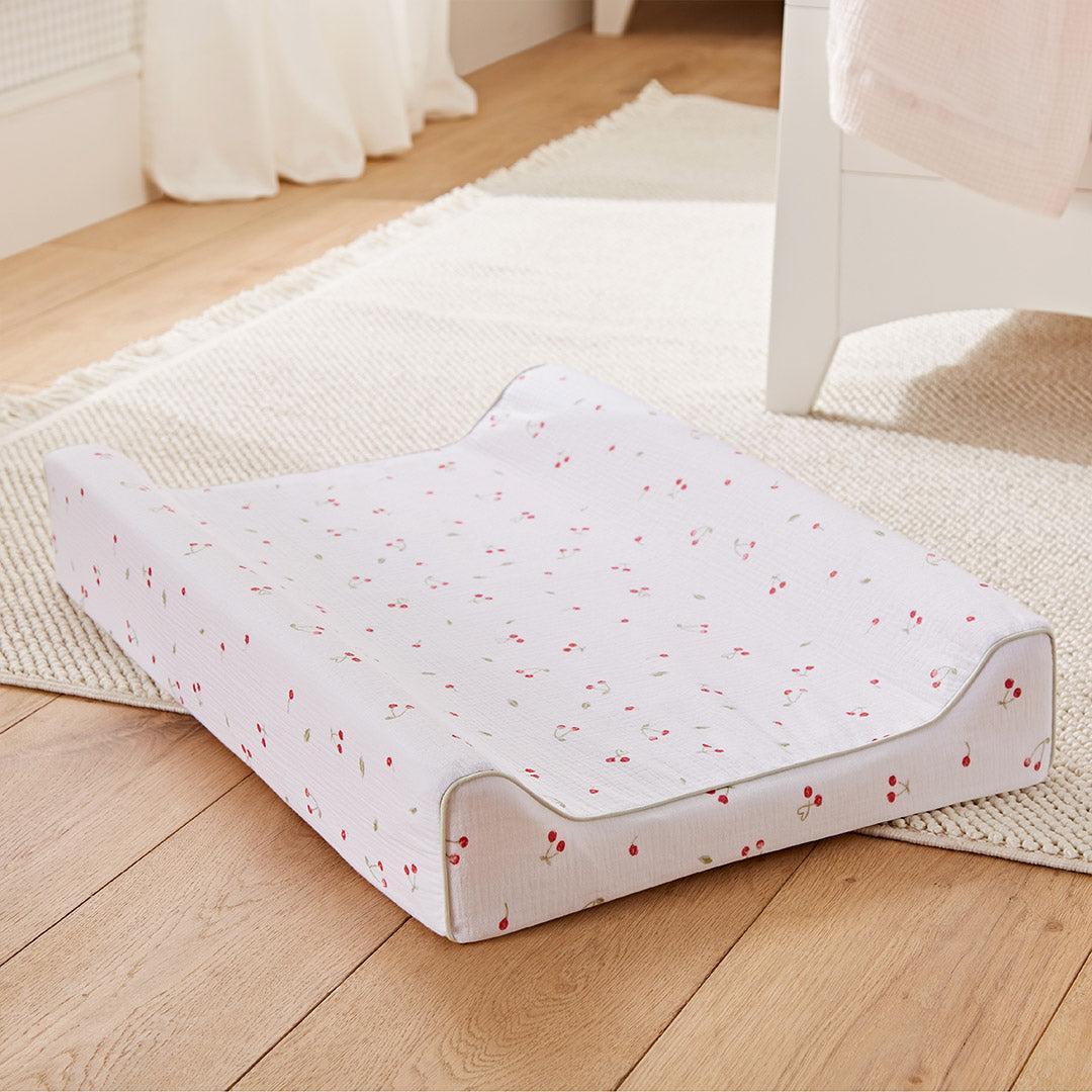 CuddleCo Wedge Changing Mat - Ditsy Cherry - Image 2