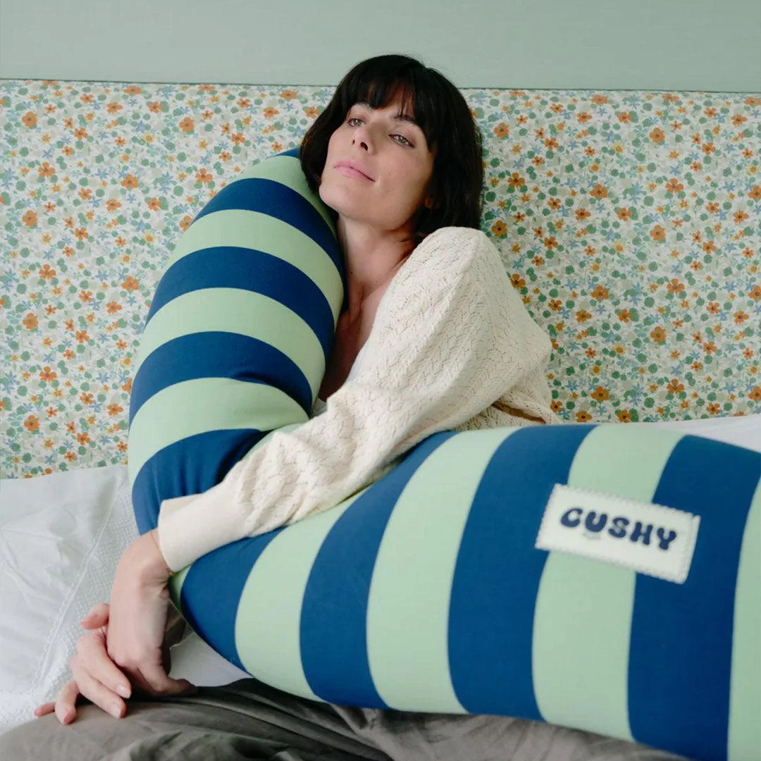 Cushy Puff Pregnancy Pillow Cover - Emerald Dreams - Image 2