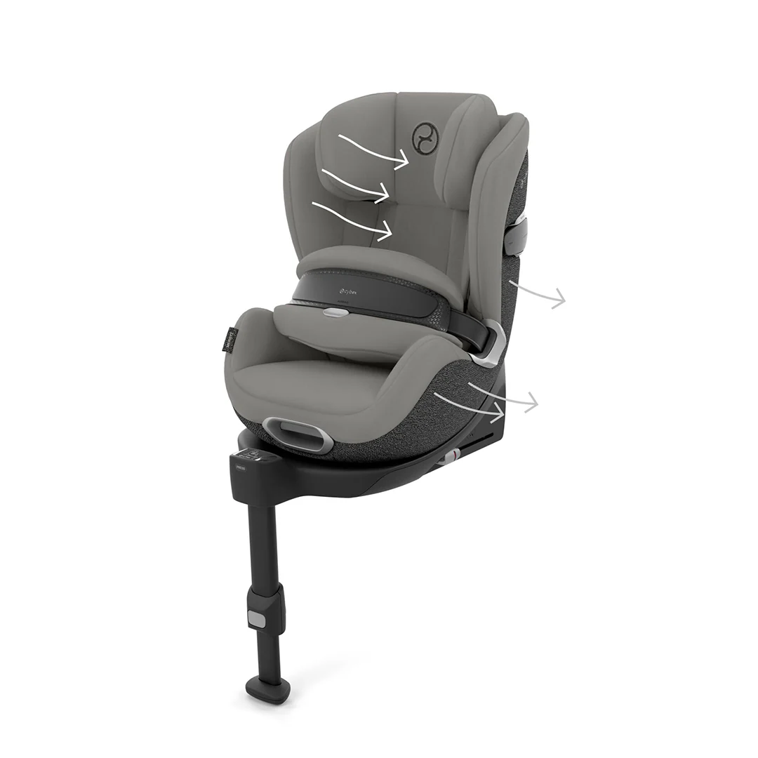 CYBEX Anoris T2 i-Size Car Seat - Mirage Grey - Image 4
