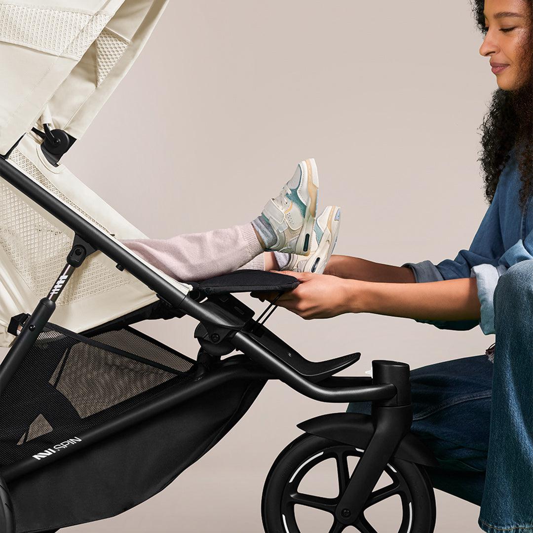 CYBEX Avi Spin Stroller - Seashell Beige - Image 4