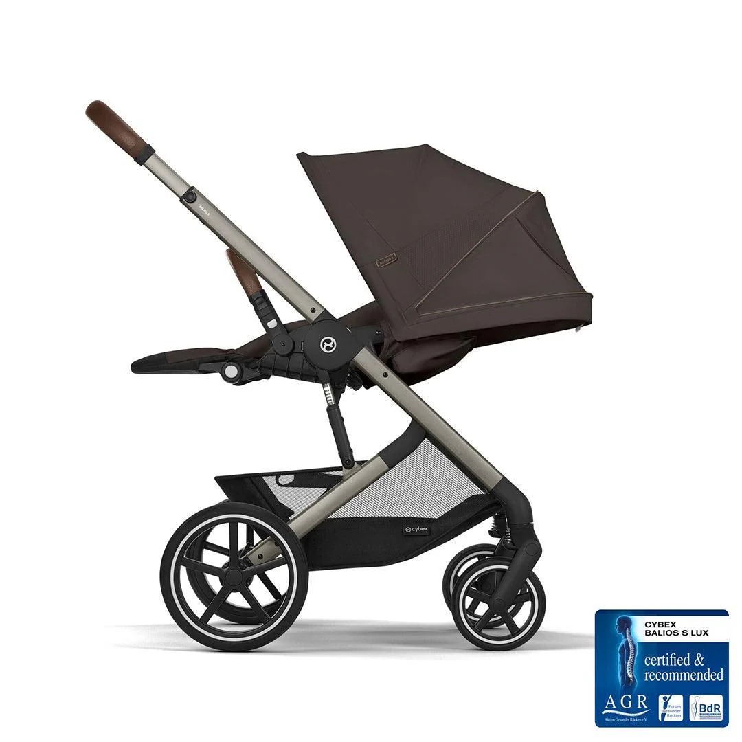Cybex Balios S Lux Pushchair   - Chocolate Brown - Image 4
