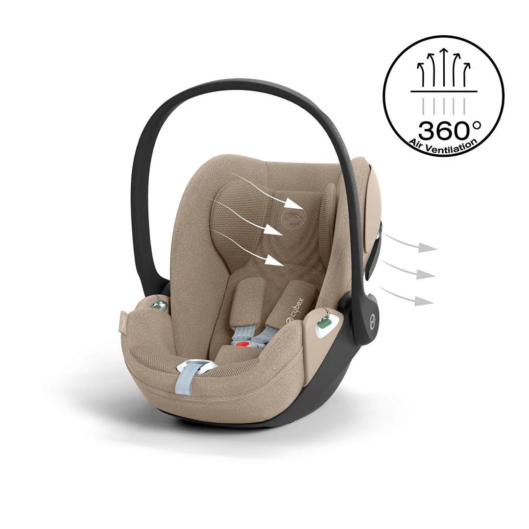 CYBEX Cloud T i-Size Plus Car Seat - Cozy Beige - Image 10