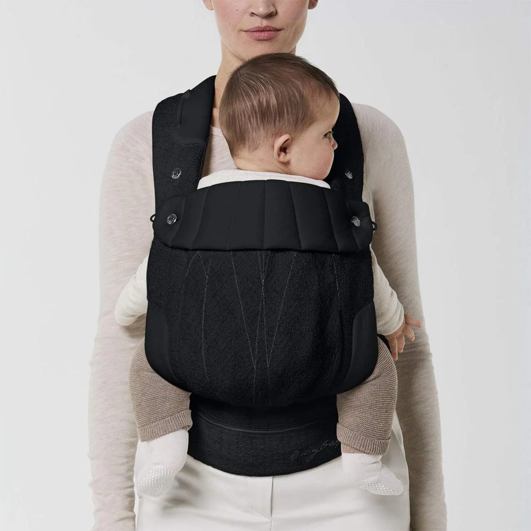 CYBEX Coya Baby Carrier - Stone Black (Bouclé) - Image 2