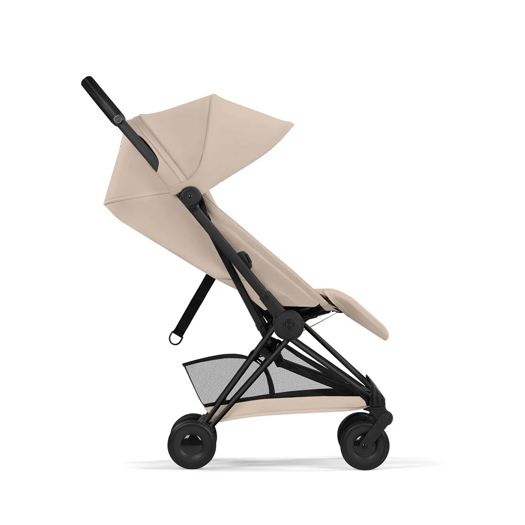 CYBEX Coya Comfort Compact Stroller - Cozy Beige/Black - Image 2