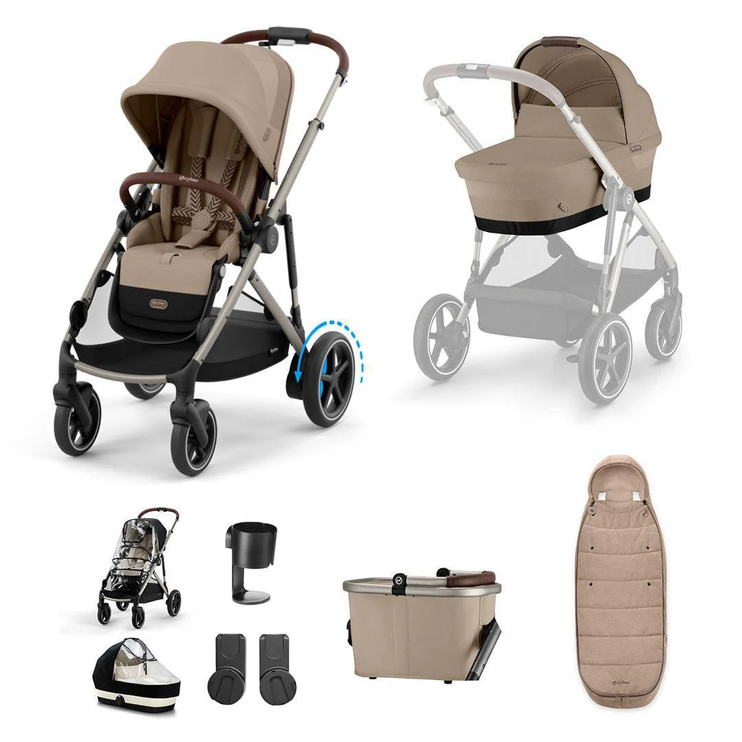 CYBEX e-Gazelle S Essential Pushchair Bundle - Image 8
