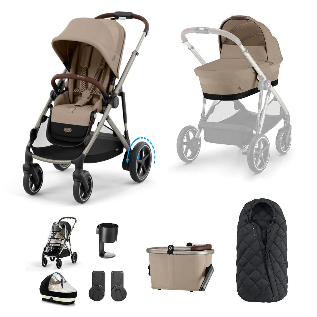 CYBEX e-Gazelle S Essential Pushchair Bundle - Image 9