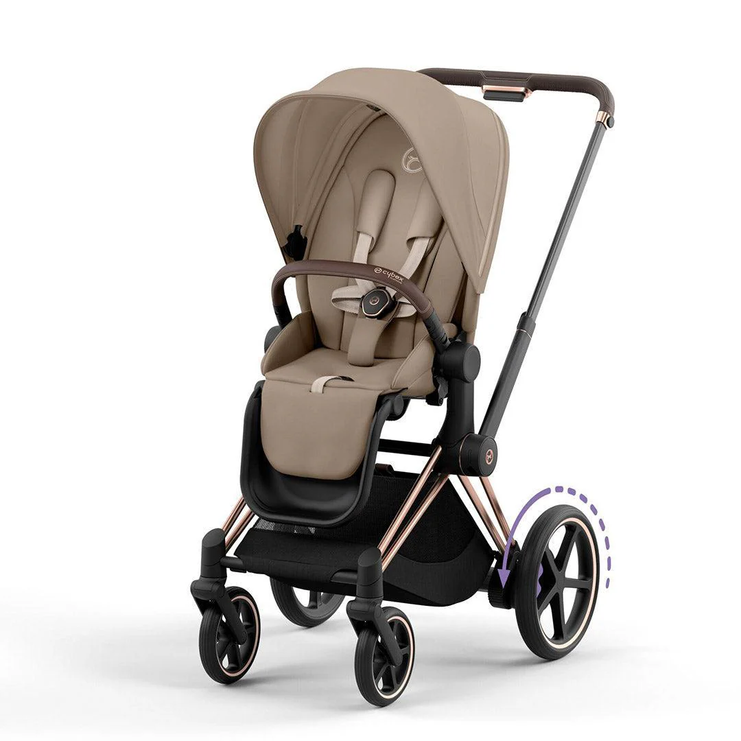CYBEX e-Priam Pushchair - Cozy Beige - Image 6