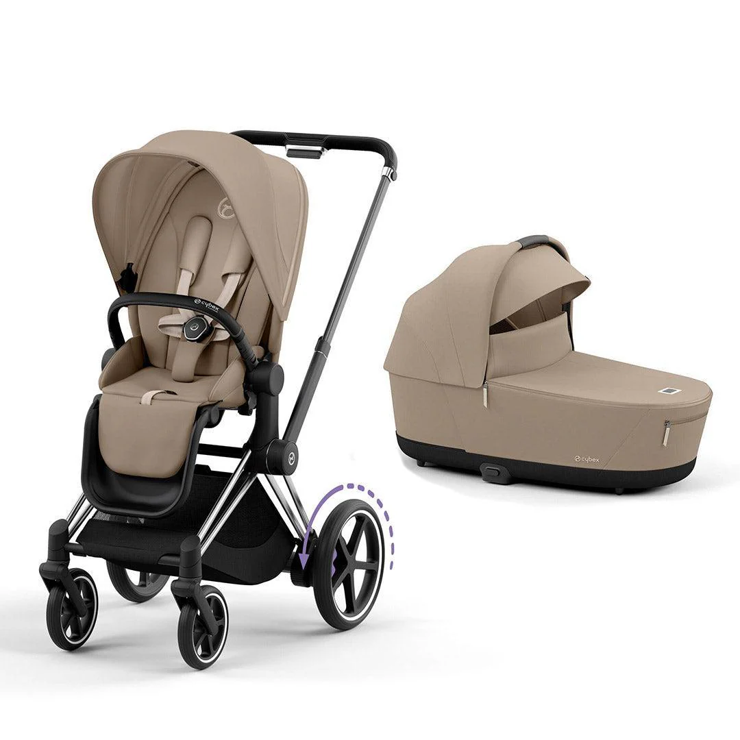 CYBEX e-Priam Pushchair - Cozy Beige - Image 8
