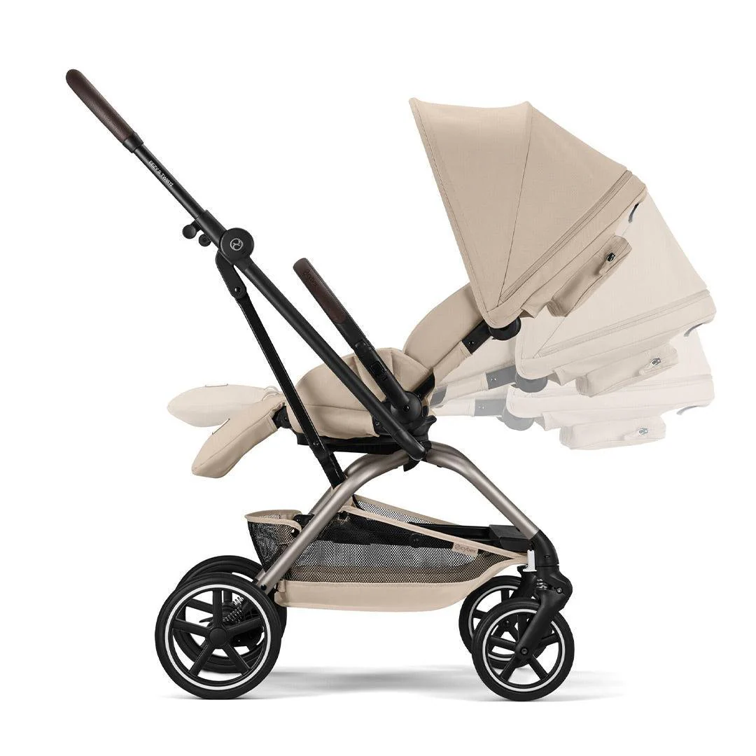 Cybex Eezy S Twist+ 2 Pushchair - 2026 - Almond Beige - Image 15