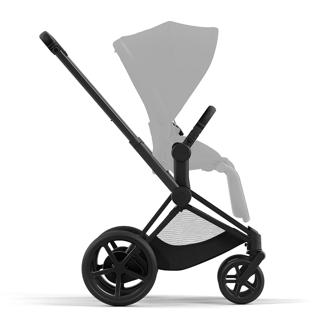 CYBEX e-Priam Frame + Seat Hardpart - Matt Black - Image 3