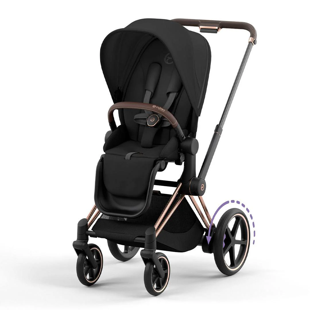 CYBEX e-Priam Pushchair - Sepia Black - Image 4