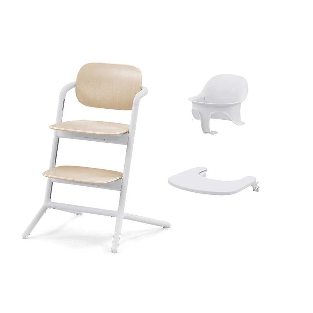 CYBEX LEMO 3-in-1 Highchair Set - Sand White