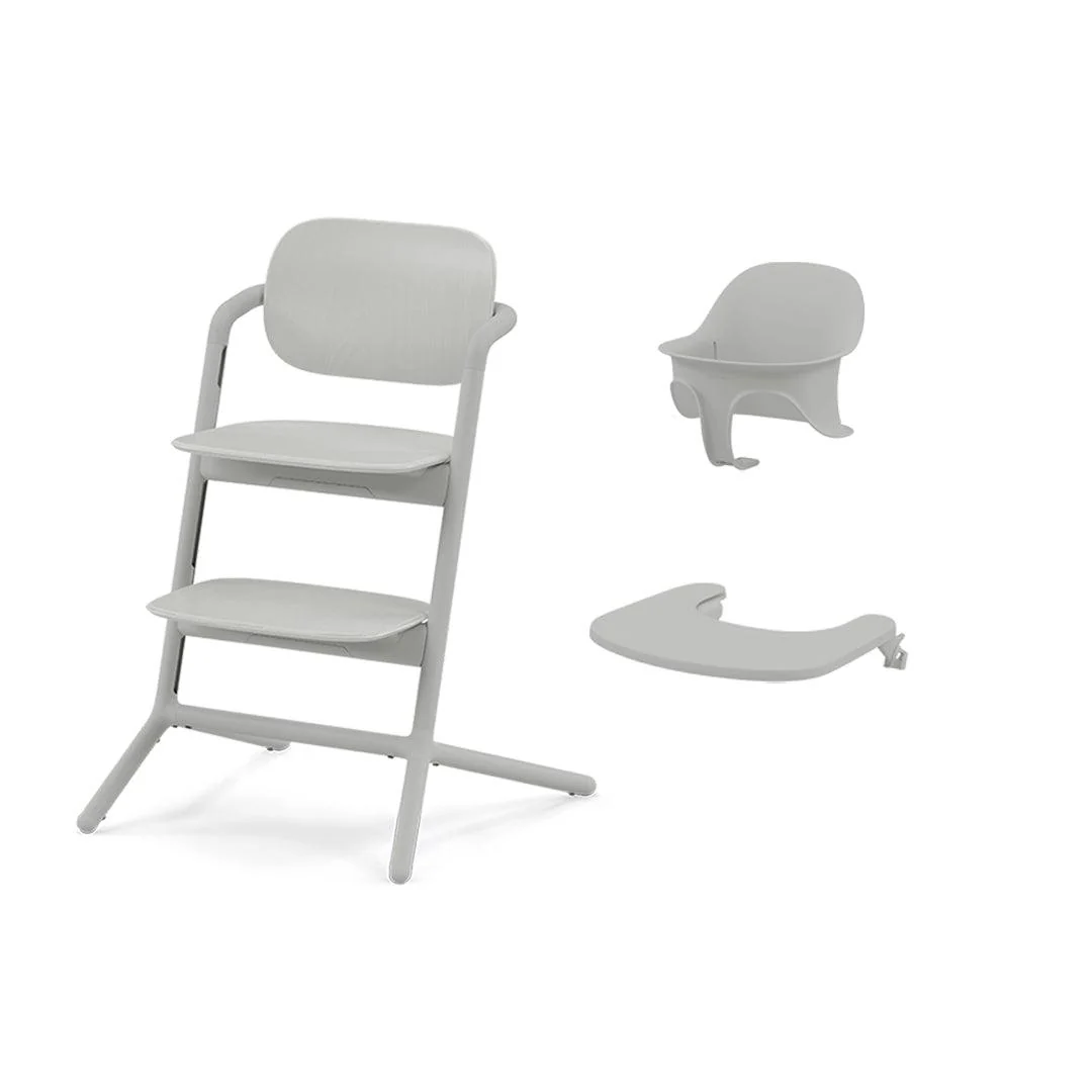 CYBEX LEMO 3-in-1 Highchair Set - Suede Grey